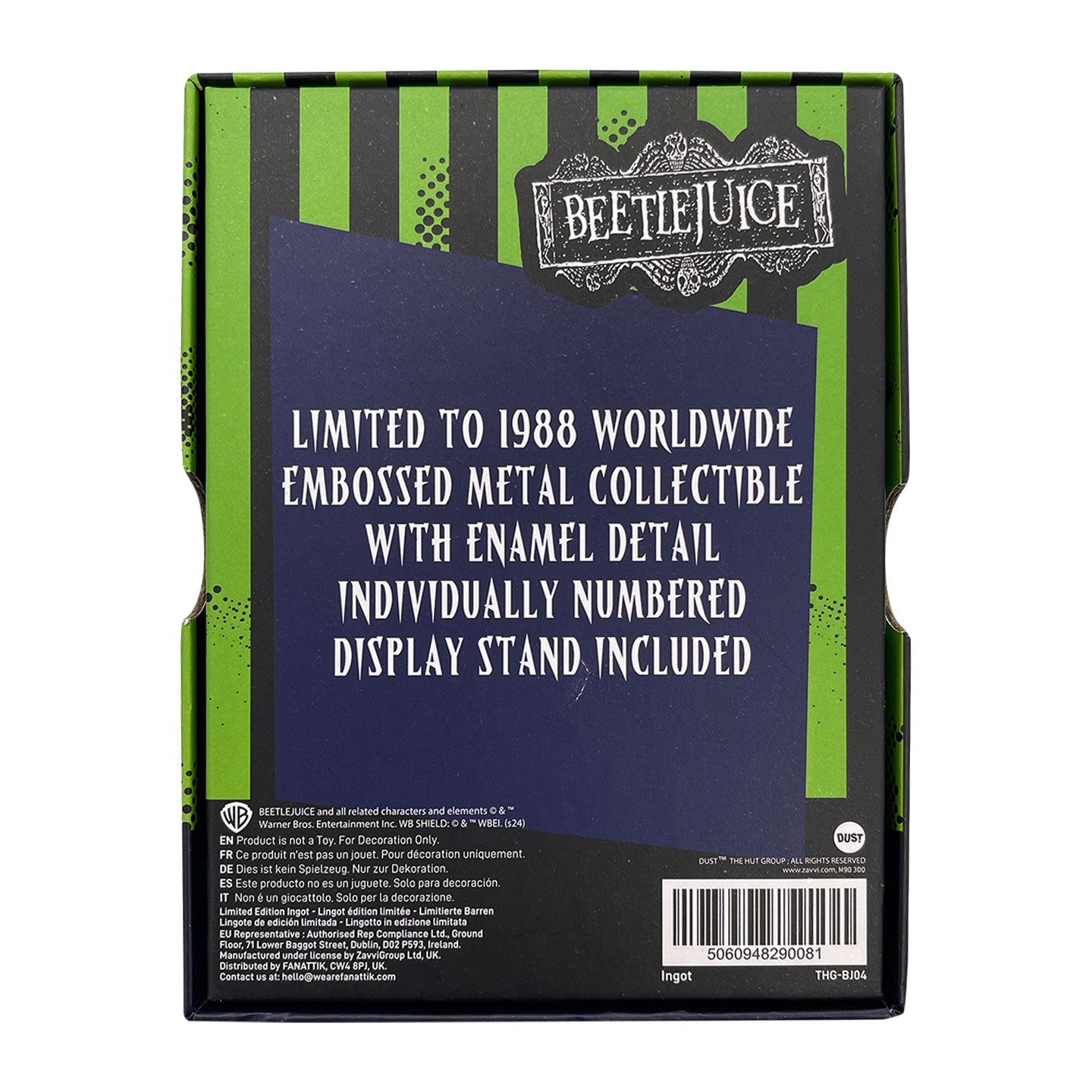 Lingot collector Beetlejuice - Gravestone - vue produit 7