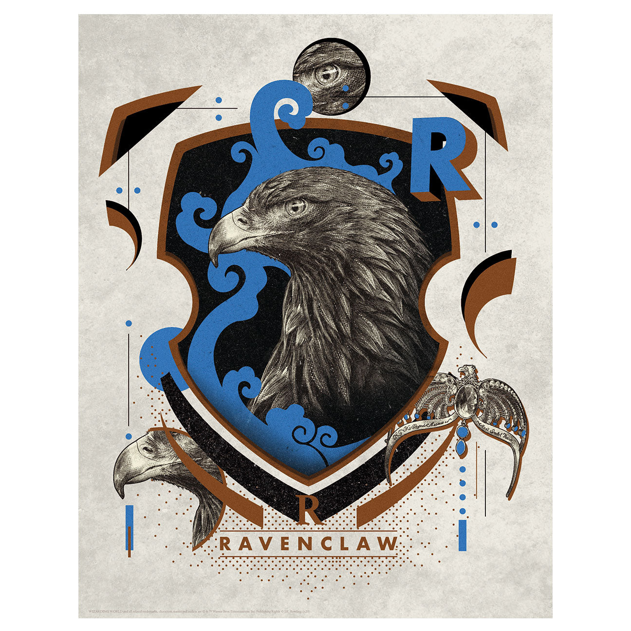 Affiche collector Harry Potter - Ravenclaw