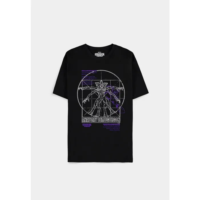 T-Shirt Stranger Things - Anatomie Demogorgon – vue 3