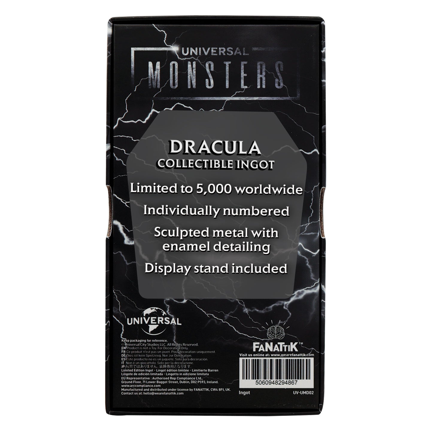 Lingot collector Universal Monsters - Dracula