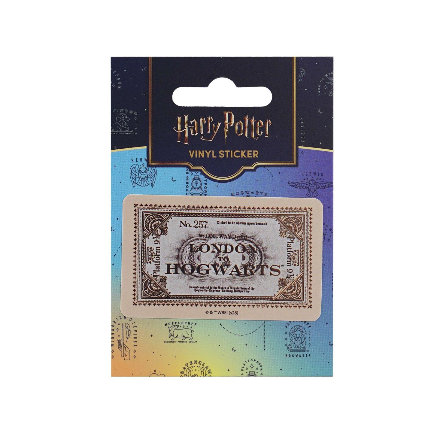 Harry Potter Vinyl-Aufkleber – London nach Hogwarts