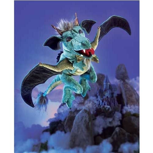 Marionnette à main Dragon Folkmanis réaliste