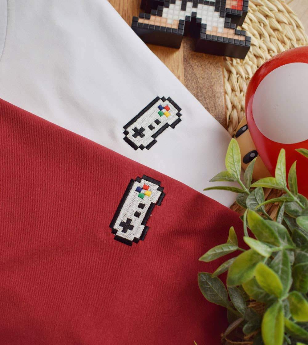 Manette geborduurd T-shirt