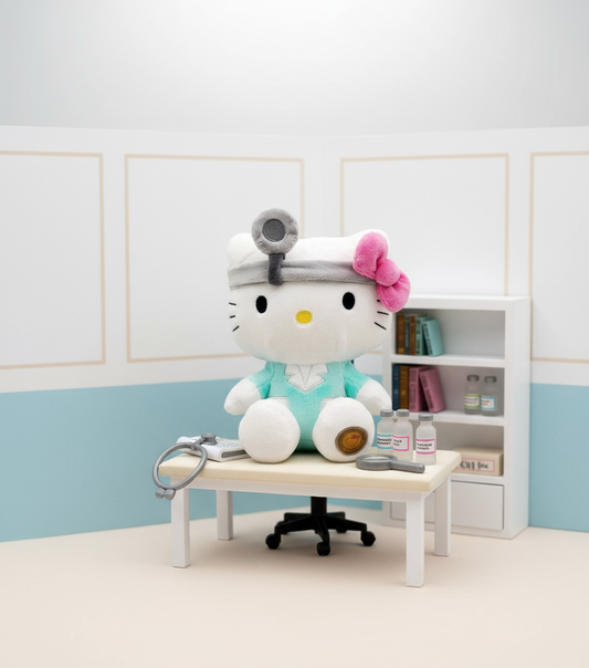 Peluche Hello Kitty Docteur - produit Joy Toy