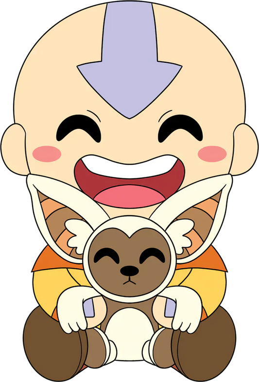aang and momo sit plush youtooz