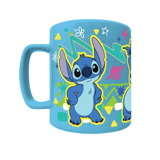 Fuzzy Lilo & Stitch Mug - Stitch Face