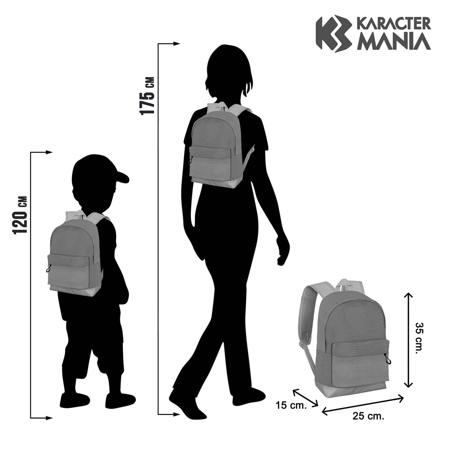 Sac à Dos HS FAN DC Comics Batman « Face-Petit » – Noir