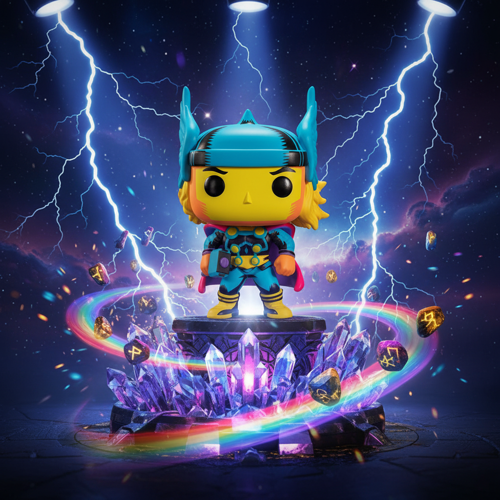 Funko Pop! Thor (Black Light) – Disney