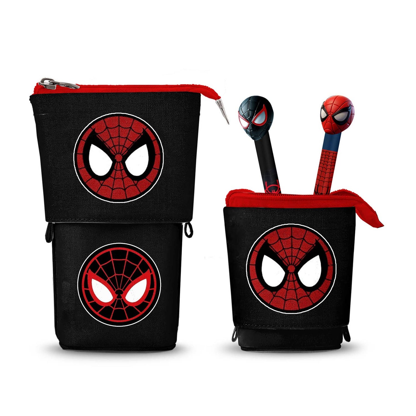 Trousse Mignonne + 2 Stylos Gel Effaçables Marvel Spider-Man « Peter »
