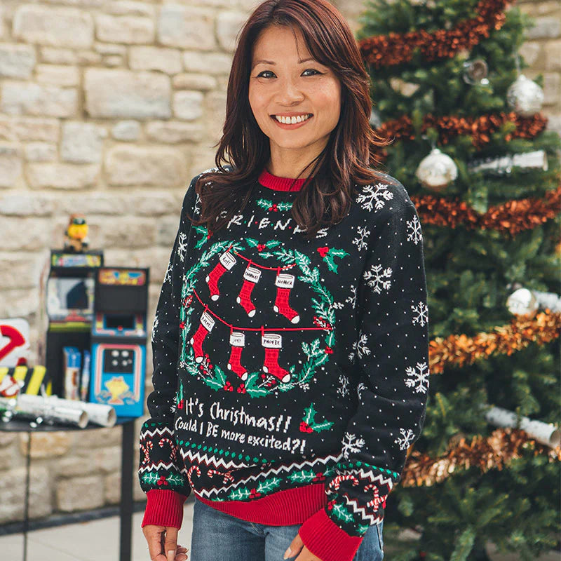 Holiday Sweater Pull Noel Friends The Simpsons Homer Ugly