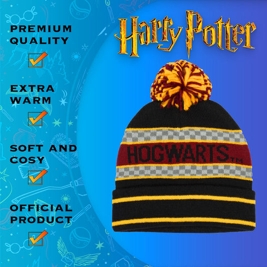 Bonnet – Harry Potter Winter Hat – noir