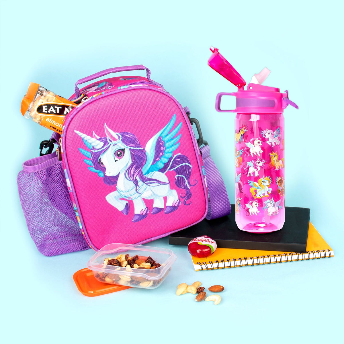 Gourde – avec paille 600 ml – Magic licorne