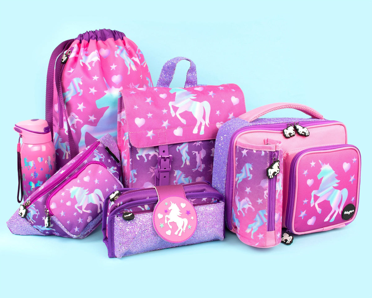 Sac à cordon avec bandoulière – licorne Ombre