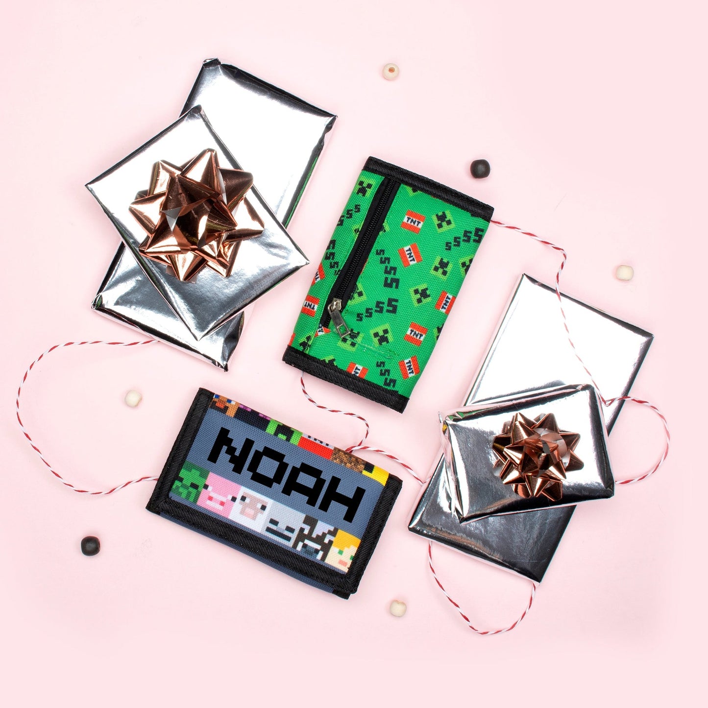 Minecraft Kids portefeuille – gris
