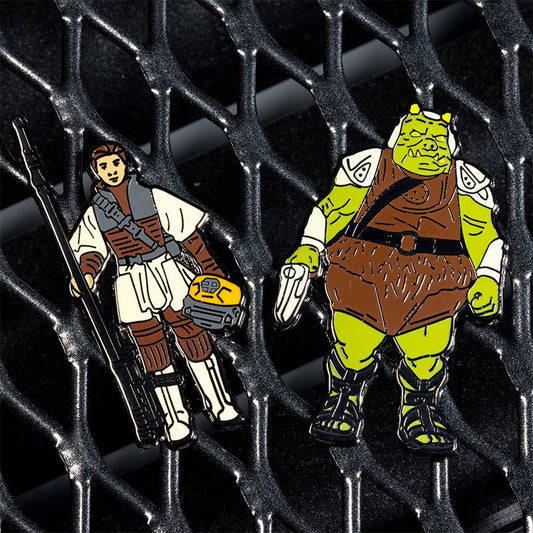 Pin's Star Wars Leia Boushh & Garde Gamorréen Set 1.27 – Pin Kings Numskull
