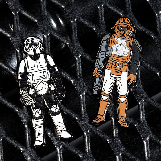 Pin's Star Wars Set 1.33 – Biker Scout and Lando Calrissian (Skiff Guard Disguise)