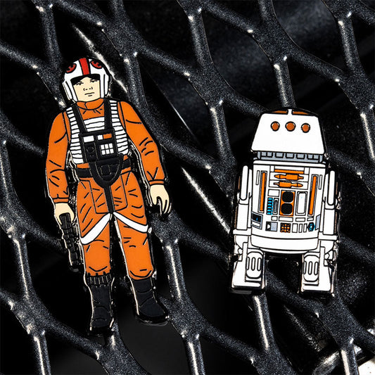 Pin's Star Wars Luke X-Wing & R5-D4 Set 1.9 – Pin Kings Numskull