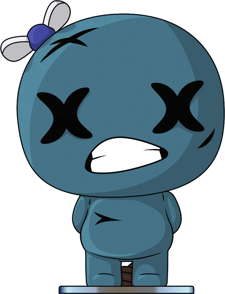 the binding of isaac vinyl figurine blue baby youtooz