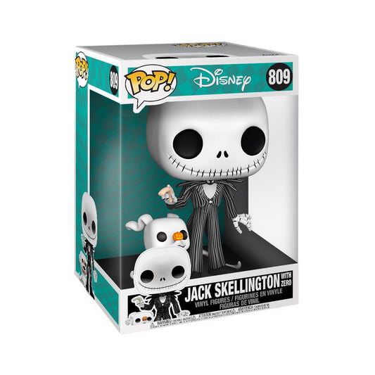 Pop! Jumbo Jack Skellington avec Zero