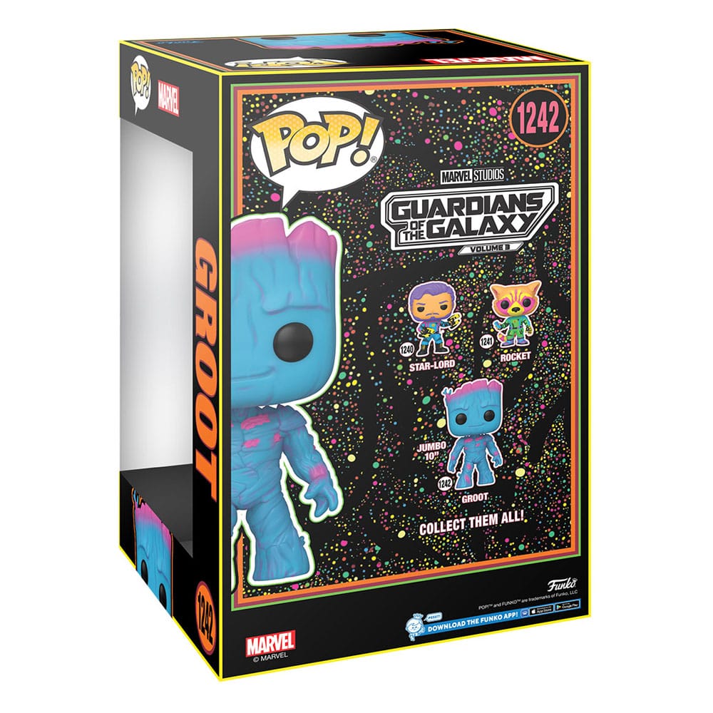 pop jumbo groot black light 1242