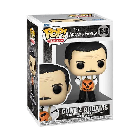 Gomez Addams mit Jack-o-Lantern