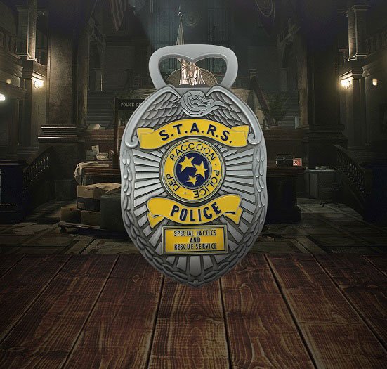 Decapsigent Badge Police Resident Evil S.T.A.R.S.