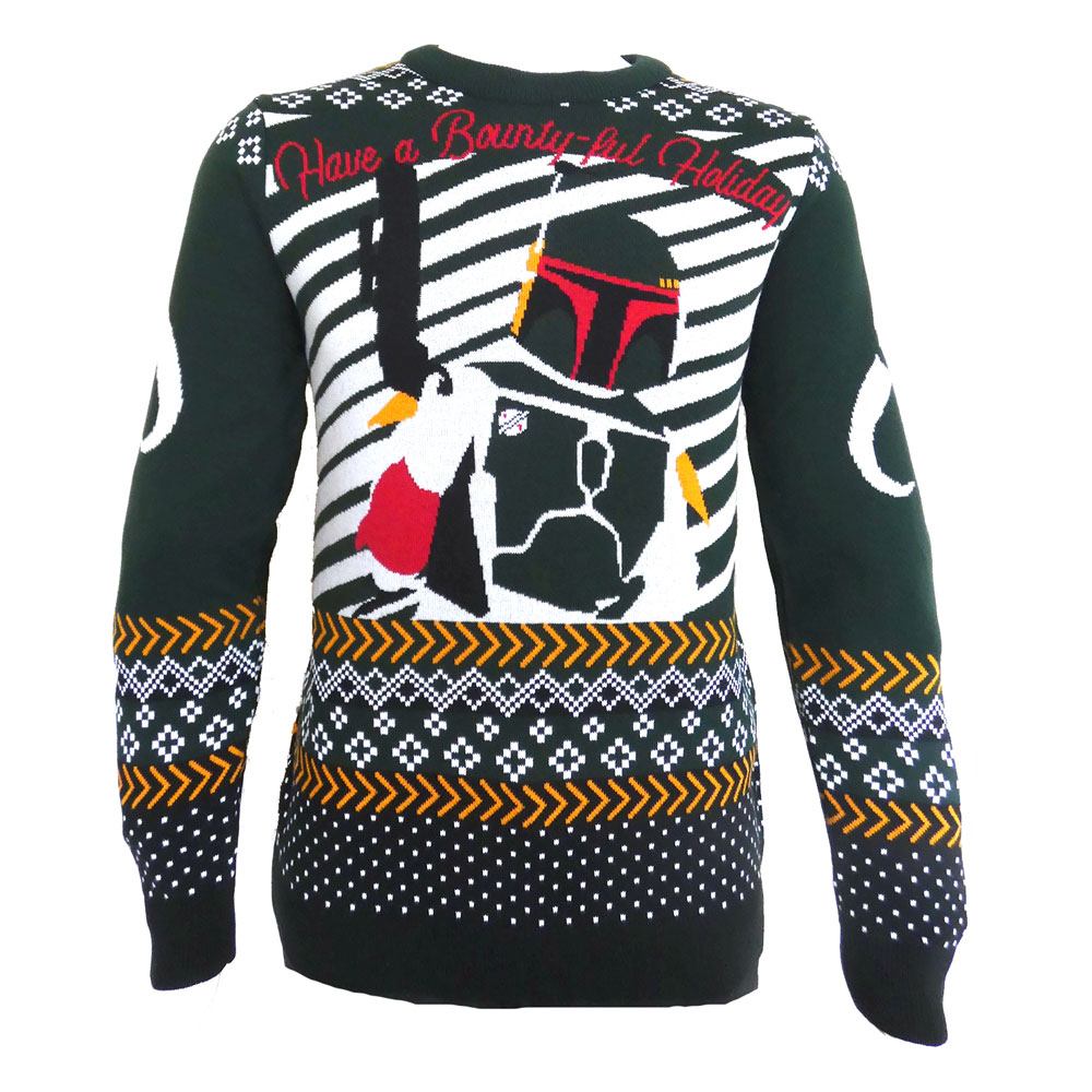 Star Wars Boba Fett Bounty Ugly Sweater Heroes Inc Christmas