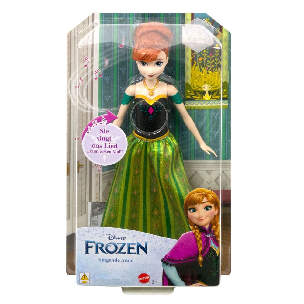 Poupée sonore Anna La Reine des Neiges – version allemande – Mattel