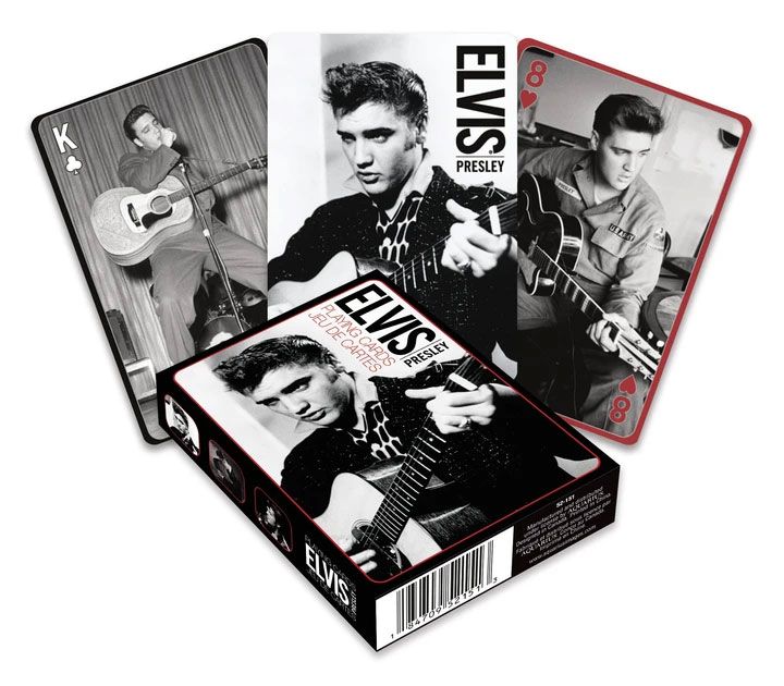 Jeu de cartes Elvis Presley – vue principale