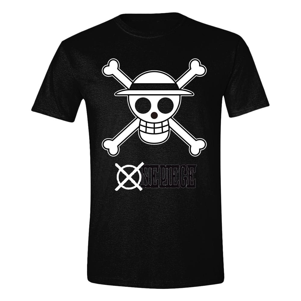 T-Shirt One Piece Skull Noir et Blanc – vue produit 1