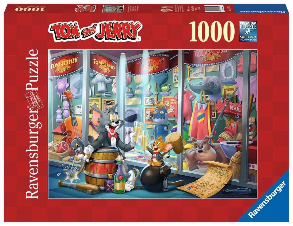 Puzzle Tom & Jerry Hall of Fame 1000 pièces - Ravensburger