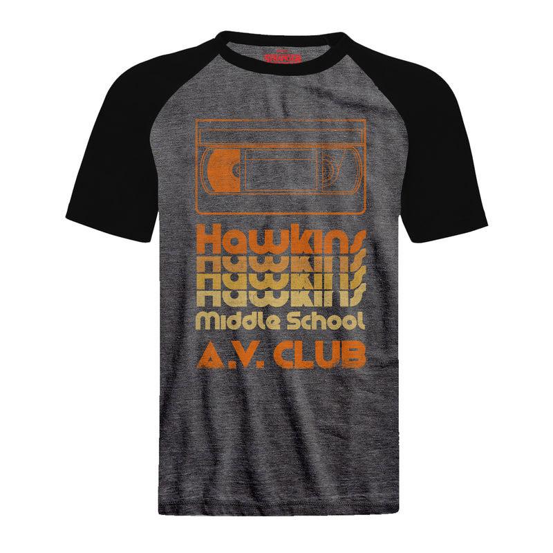 T-Shirt Stranger Things - Hawkins A.V. Club