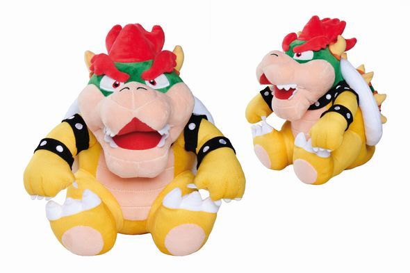 Peluche Bowser Super Mario - 27cm - Peluches Pas Chères