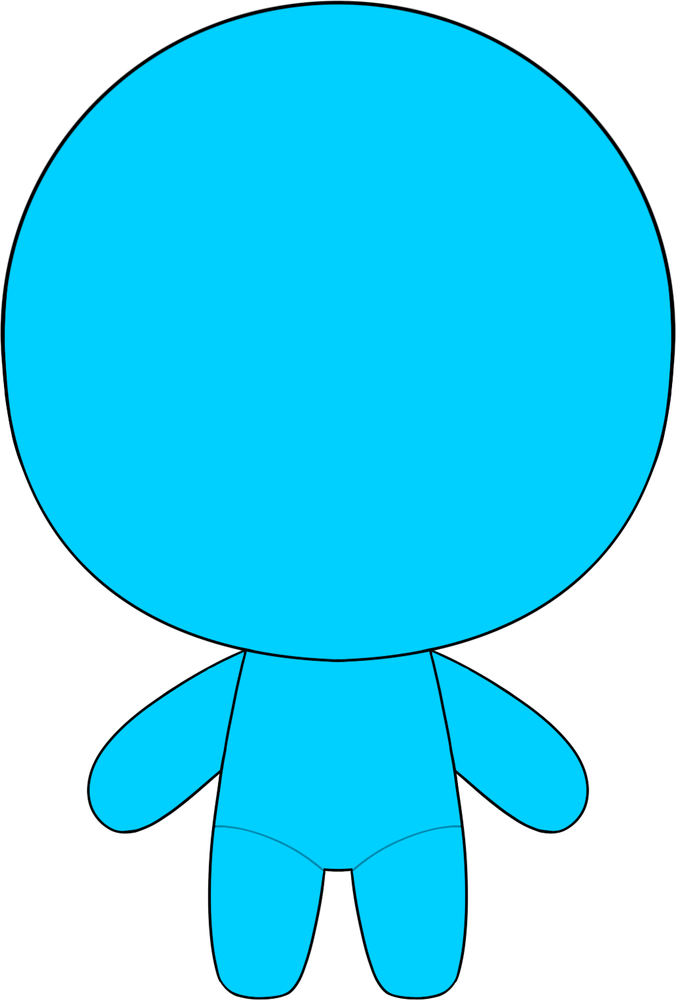 Porte-clés bleu