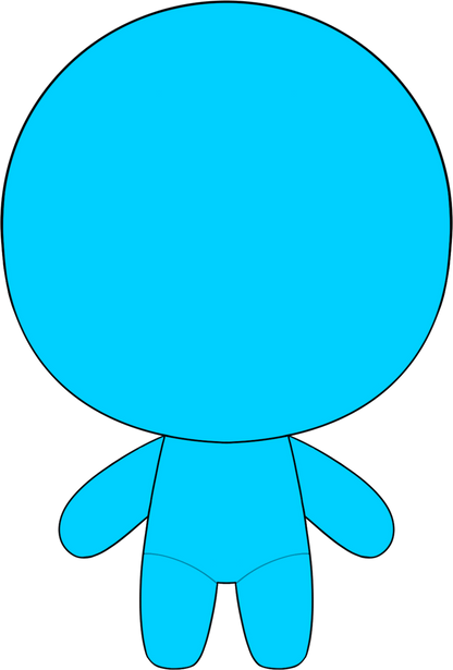 Porte-clés bleu