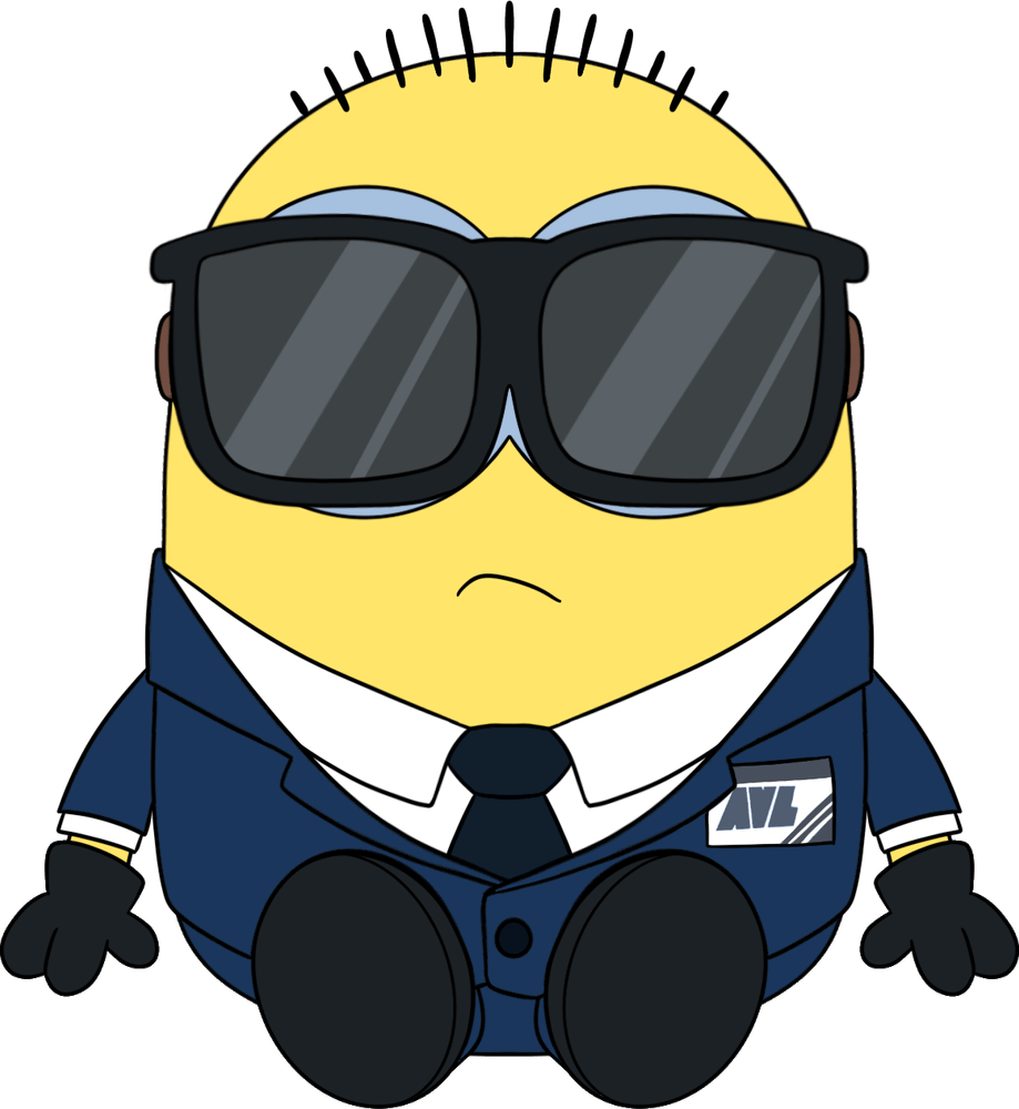 Anzug-Minion Plüsch (23cm)