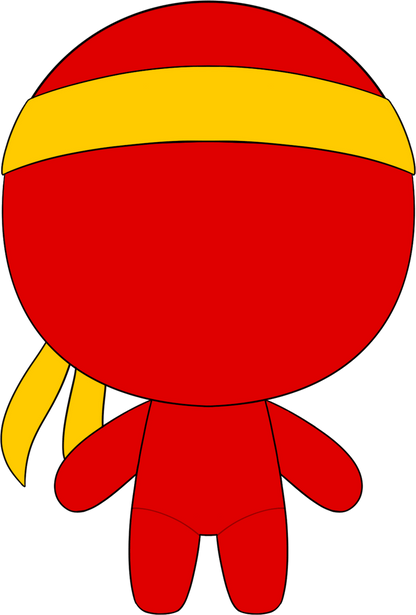 Roter Schlüsselanhänger
