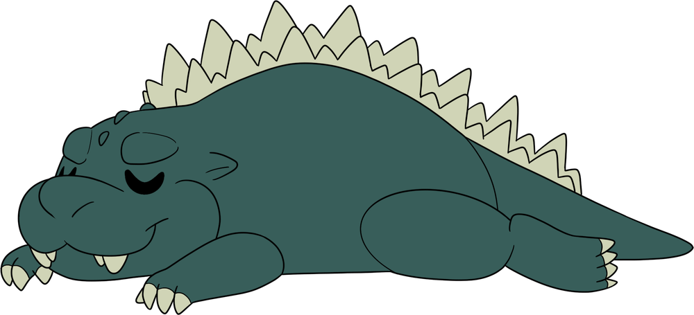 Gewichtetes Godzilla-Plüschtier (40 cm)