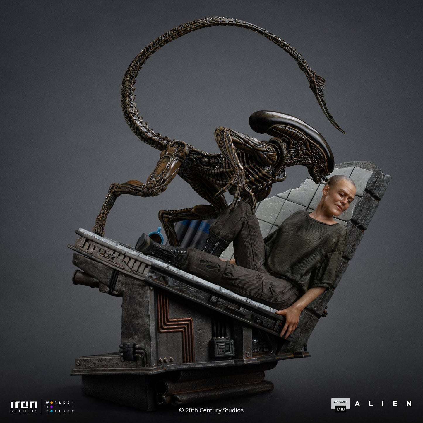 Statue Ellen Ripley und Dog Alien - Alien 3 - Art Scale 1/10 - Predator