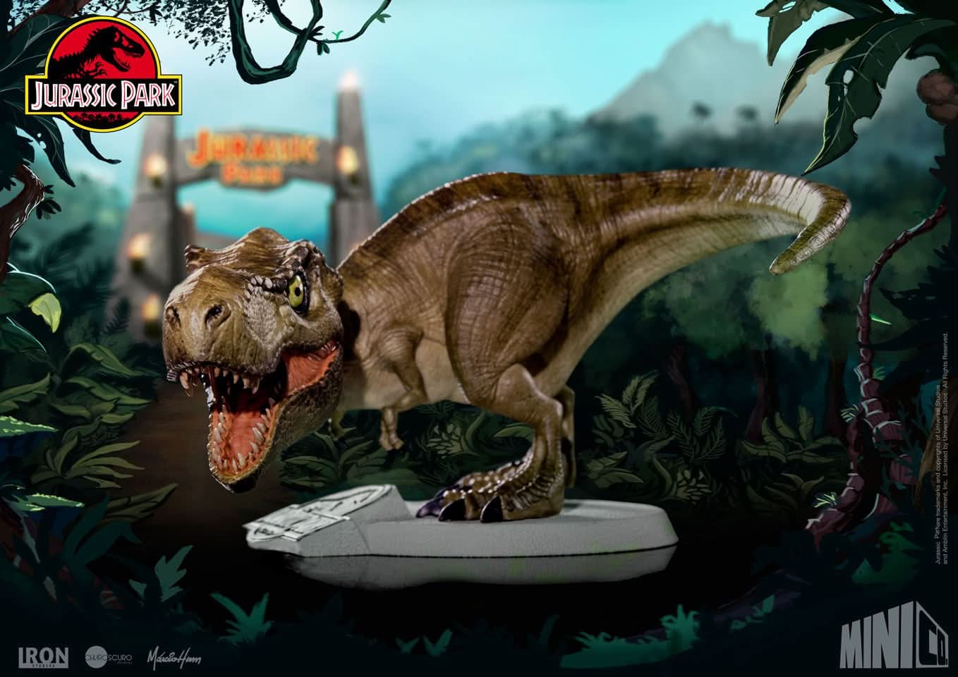Figurine Tyrannosaurus Rex - Jurassic Park - Mini Co.