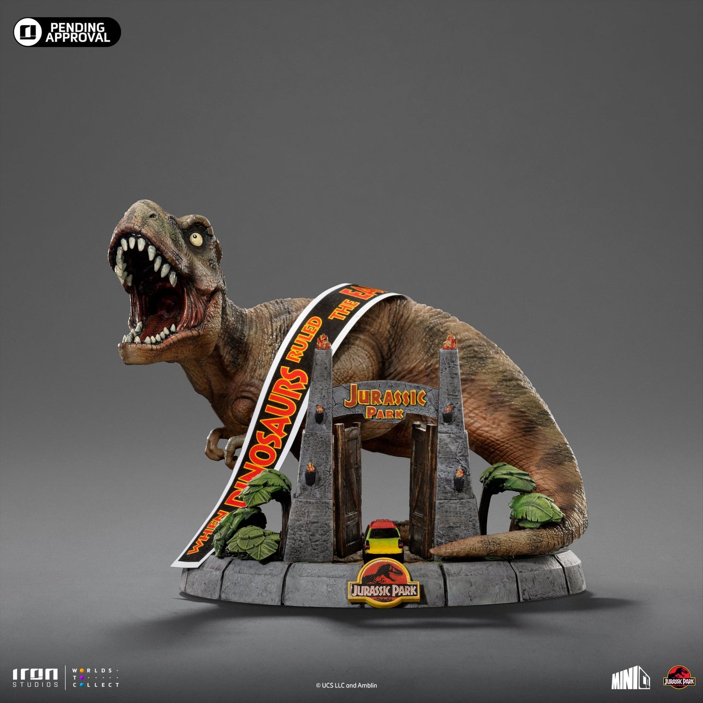 Figurine T-Rex Deluxe - Jurassic Park - Mini Co. - Jurassic World