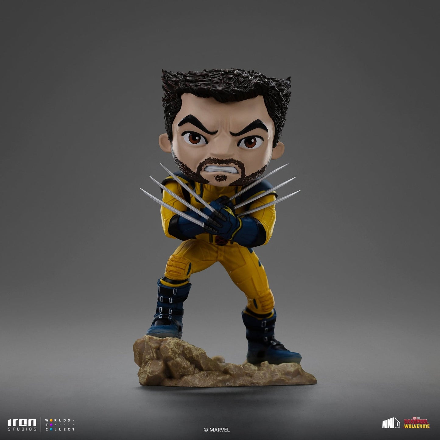 Figurine Deadpool, Wolverine and Headpool (Unmasked) - Deadpool & Wolverine - Mini Co.
