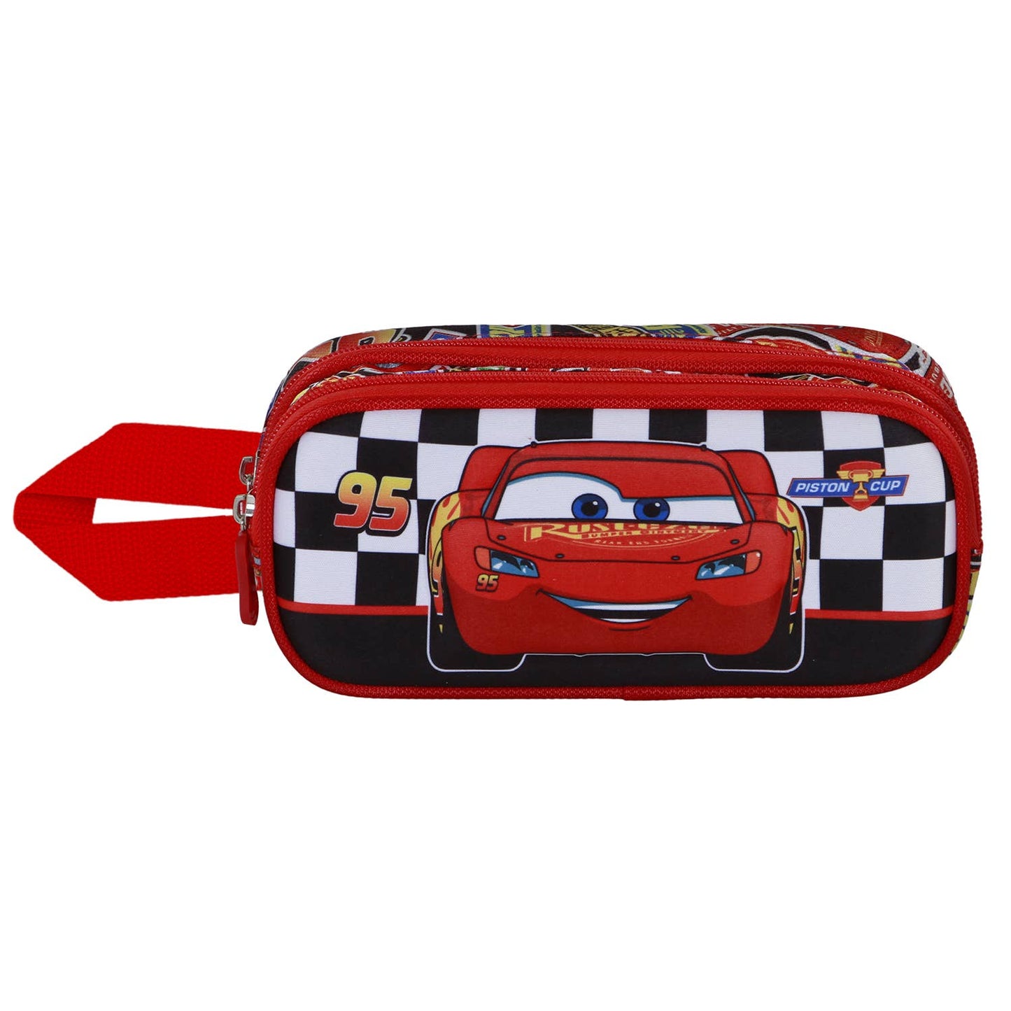 Trousse 3D Double Disney Cars 3 « Racer » – Rouge