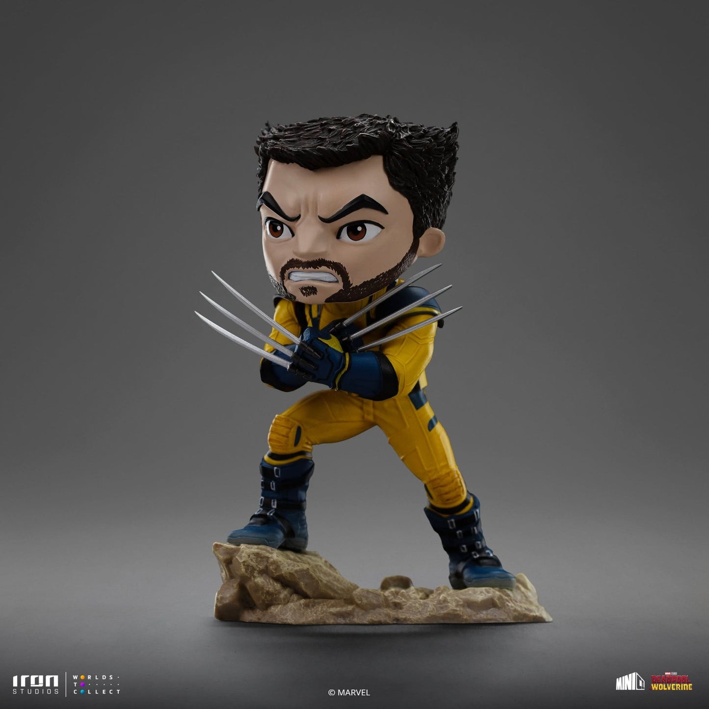 Figurine Deadpool, Wolverine and Headpool (Unmasked) - Deadpool & Wolverine - Mini Co.