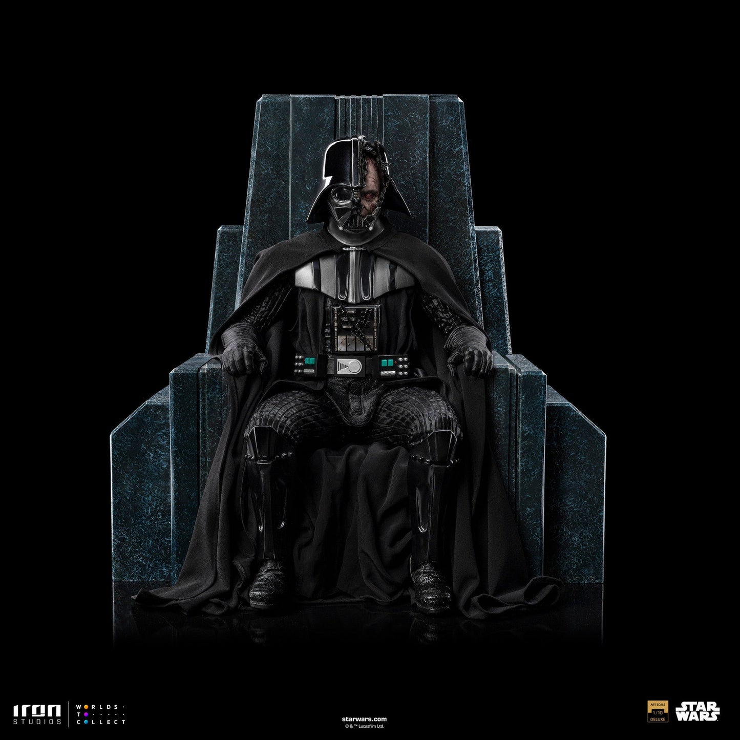 Statue Darth Vader on Throne - Star Wars: Obi-Wan Kenobi Series - Art Scale 1/10