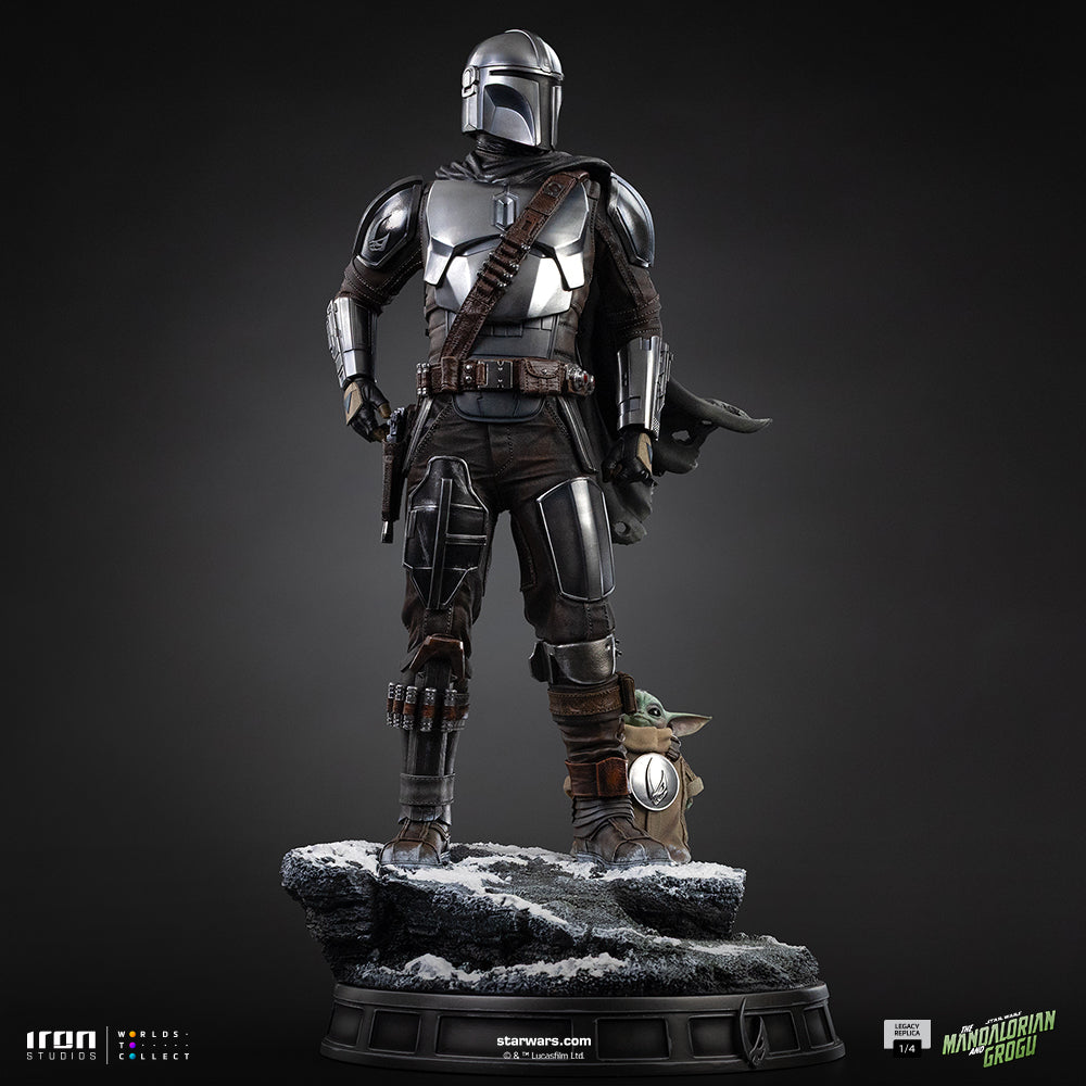 Statue The Mandalorian and Grogu - The Mandalorian Movie - Legacy Replica 1/4 - The Mandalorian & Grogu