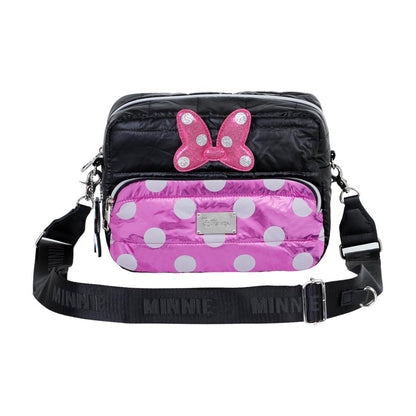 Sac à Bandoulière IBiscuit Padding Disney Minnie Mouse « Air » – Noir