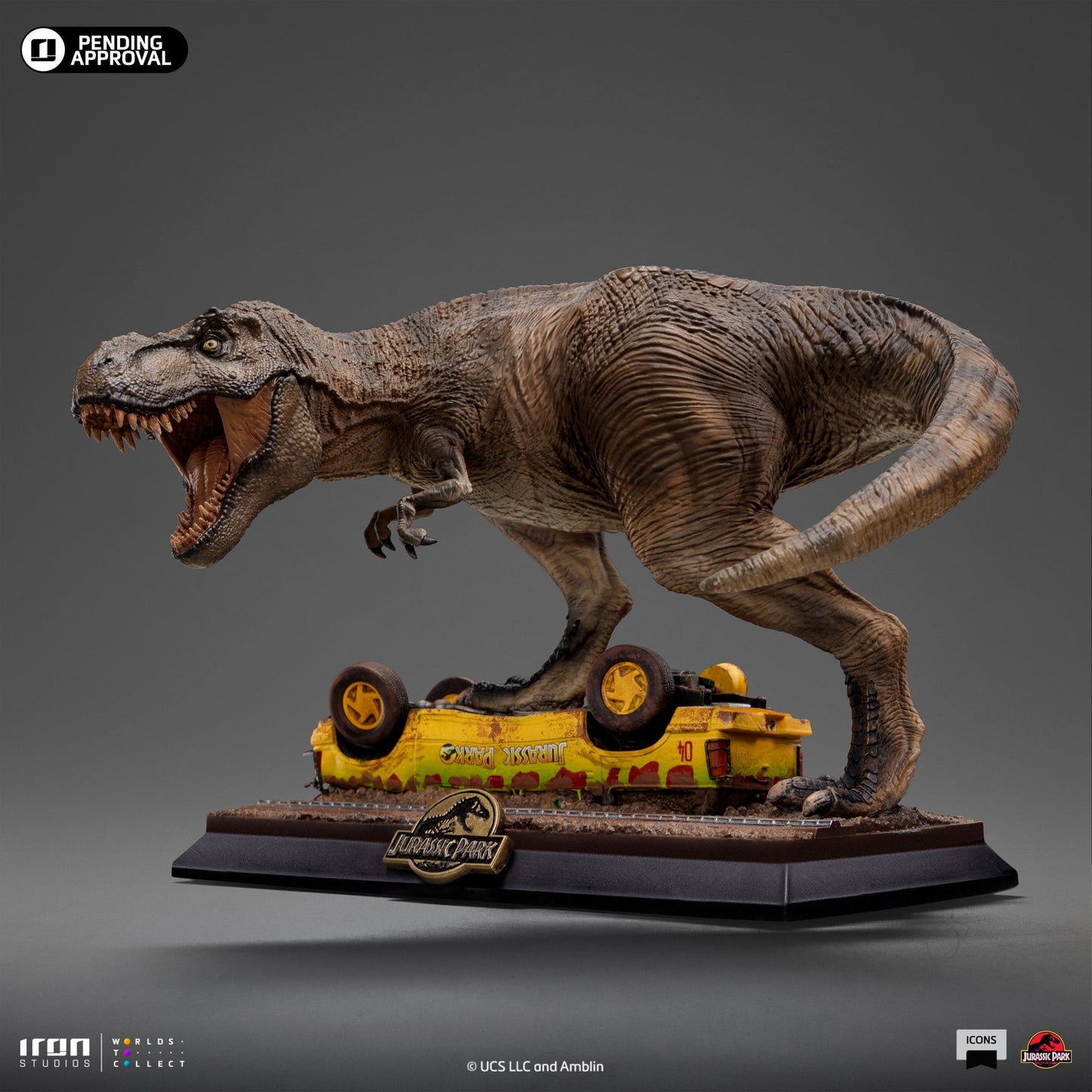 Statue T-Rex Attack - Jurassic Park - Icons - Jurassic World