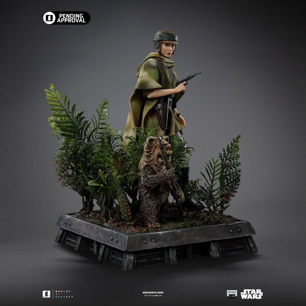 Statue Leia und Wicket – Star Wars Episode VI – Art Scale 1/10