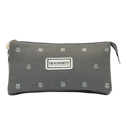Trousse Triple HS Harry Potter « Greyly » – Gris
